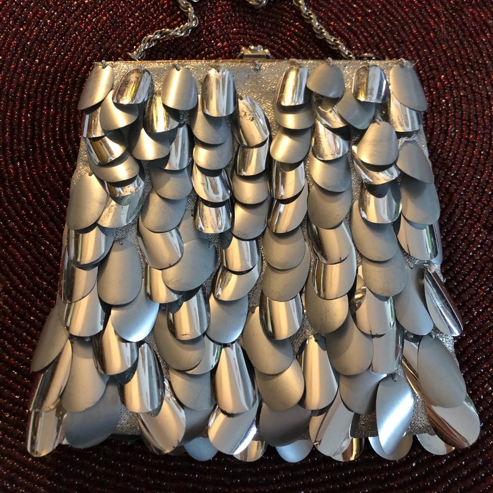 Vintage Sequin Flapper Style Bag - Picture 3 of 8